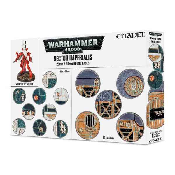 Sector Imperialis: 25 & 40mm Round Bases