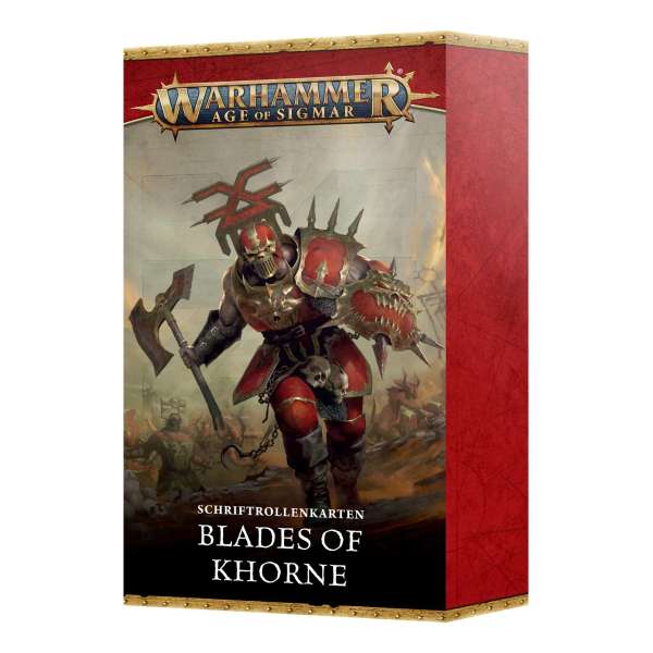 Schriftrollenkarten:blades Of Khorne (Deu)