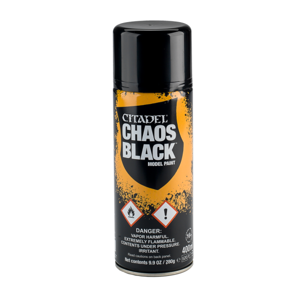 Chaos Black Spray Paint (400ml)